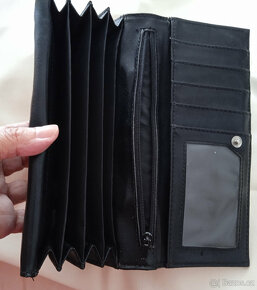 Černá koženková peněženka - 3