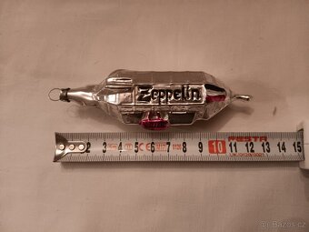 Starožitná vánoční ozdoba -Zeppelin, 1.světová válka - 3