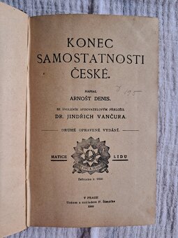 Arnošt Denis - Konec samostatnosti české - 3