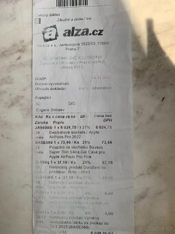 Apple AirPods Pro 2 (Lightning pouzdro) – účtenka a balení - 3