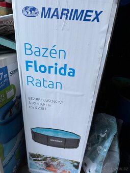 Bazén Marimex Florida 3,05x0,91 m RATAN bez příslušenství - 3