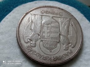 SŘÍBRNÁ MINCE 5 PONGE 1939 HORTY - 3