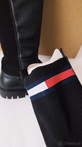 Dámské kožené boty Tommy Hilfiger velikost 39 - 3