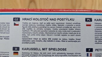 Baby mix hrací kolotoč nad postýlku - 3