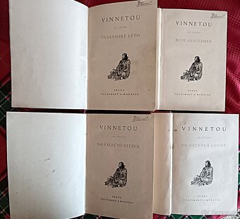 K.May: I.II.III.IV. Komplet díly Vinnetou. 1939.Il.Burian - 3