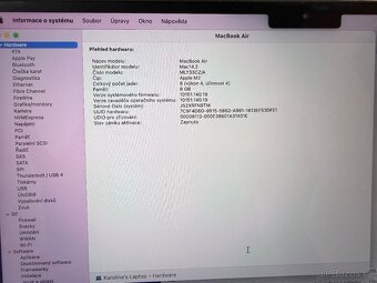 MacBook Air M2 2022 8 GB Space Gray TOP stav - 3