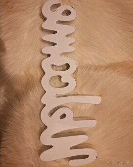 WELCOME Nápis dekorační - 3