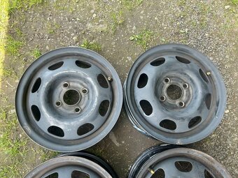 4 ks plechových disků VW, Škoda 13" 4x100 et35 - 3