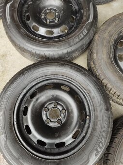 195/65 R15 LETNÍ KOLA PNEU+DISKY 5X100 ŠKODA OCTAVIA VW GOLF - 3