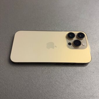 iPhone 14 Pro 128GB gold, jako nový, rok záruka - 3