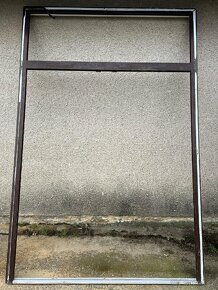Balkonové dveře dvoukřídlé se světlíkem 265x175 hnědé - 3