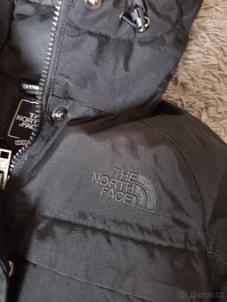 Luxusní péřový kabát,parka Thé North face xs - 3