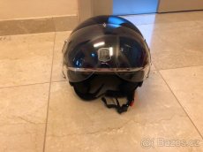 Tmavěmodrá pánská retro helma Exklusiv Freeway Marina Blue - 3