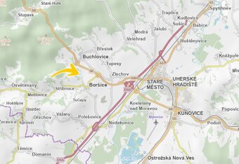 Prodej podílu 16/35 pole 1 282 m², Buchlovice - 3