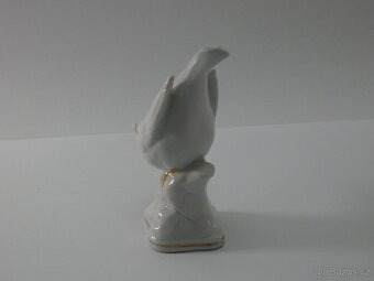 Stáry porcelánový ptáček - 3