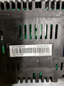 Škoda Octavia 2, tachometr, budíky - 3