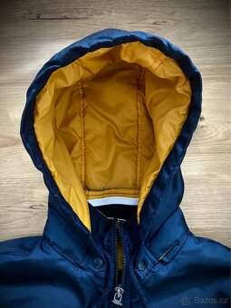 Vintage Nike bunda 90s – modrožlutá, M - 3