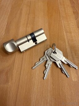 Bezpečnostní cylindrická vložka FAB 4 s knoflíkem - 3