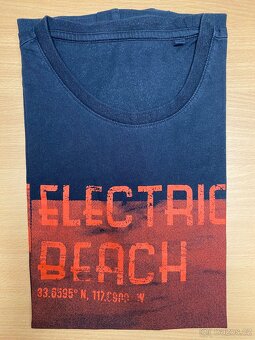 Tričko CA Electric Beach Tmavě Modré Top Stav - 3