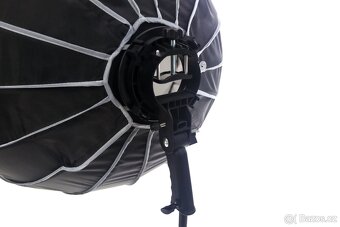 Parabolický softbox 90 cm + stativ + držák Bowens - 3