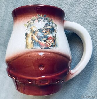 Pivní sklo, tupláky, keramický půllitr - 3