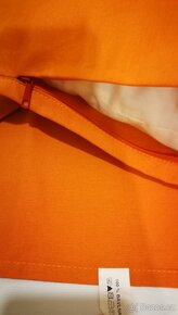 Polštáře 2 ks + ubrus čistá bavlna oranžové barvy - 3