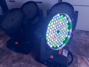 4ks Otočná LED hlava 108x3W + přepravní case - 3