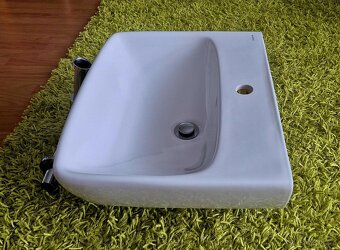 Umyvadlo Geberit Selnova Square 55cm vč sifonu a výpusti - 3