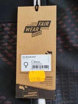 Vesta ORTOVOX COL Becchei Vest Women vel.L - levně - 3