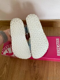 Sandále Birkenstock RIO MF stříbrná barva vel. 25 (160 mm) - 3