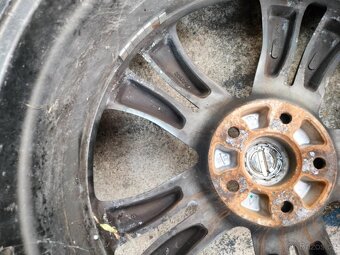 4ks alu disky orig. Nissan 5x114,3 R20 pneu 285/45 r20 - 3