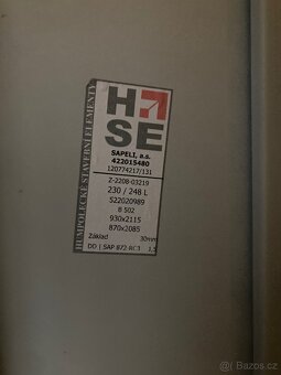 Ocelova zárubeň vstupních dveří dvoupolodrážkova Sapeli - 3