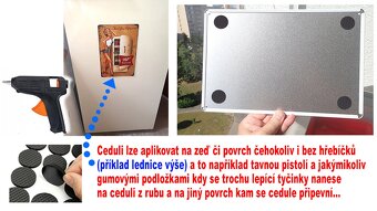 kovová cedule Žena a koupel - 3