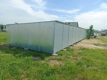 Plechová garáž 18x5m - 3