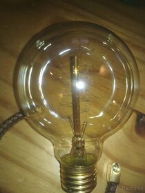 Edison retro žárovky - výrazně žluté teplé osvětlení - 3