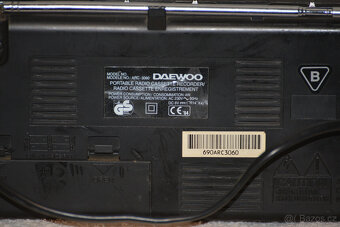 Daewoo rádio kazetový příjmač na baterky i do sítě - 3