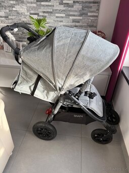Sportovní kočárek Valco Snap 4 TailorMade, grey marle - 3