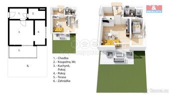 Prodej bytu 1+kk, 30 m², Praha, ul. Pekařova - 3
