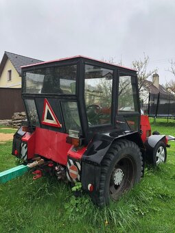 Malotraktor domácí výroby s vozíkem - 3