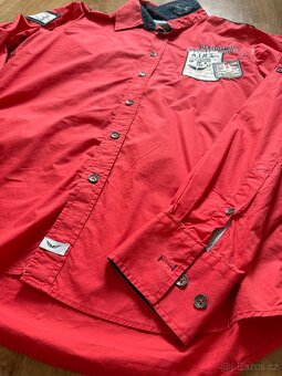 Košile Camp David Red Haritage Brand Regular Fit - 3