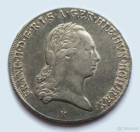 František II., tolar křížový 1795 H, Hall, 40 mm, 29,48 g,Ag - 3