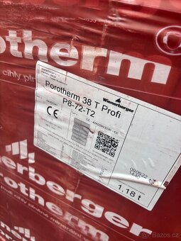 Cihly Porotherm Profi 38T , 24 , VT 8/25 - 3