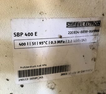 STIEBEL ELTRON SBP 400 E - Akumulační zásobník topné vody - 3