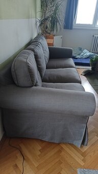 Sedačka šedá 3místná - 3