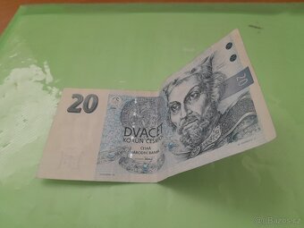 PAPÍROVÁ DVACETIKORUNA PAPÍROVÁ 20 VIZ FOTO IHNED K PRODEJI - 3