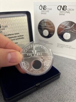 Stříbrná mince 500 Kč Cvičný letoun Aero L-39 Albatros PROOF - 3