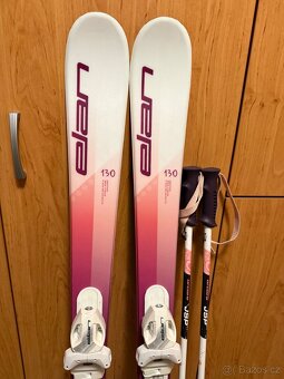 Dětské lyže 130 cm + lyžáky - 3