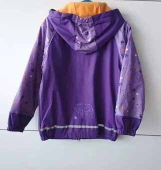 Nepromokavá bunda,fialová. 122/128 - 3