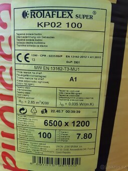 Izolační vata 035, 5-15cm. - 3