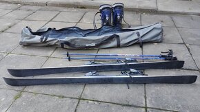 Lyže KNEISSL, lyžáky NORDICA, hůlky + vak - 3